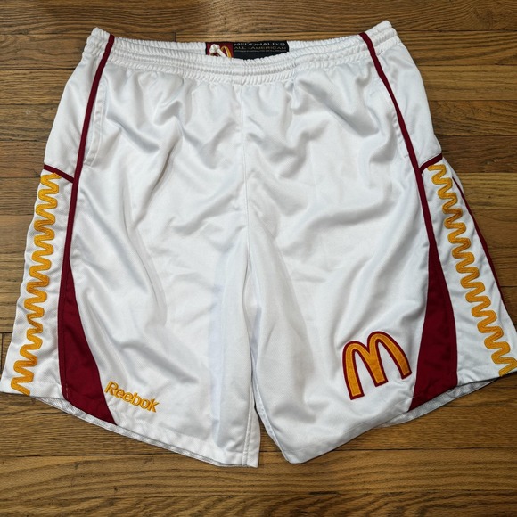 Reebok McDonald's All American Shorts Mens XL Basketball Embroidered NBA Classic